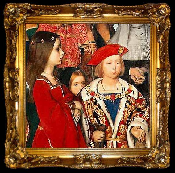 framed  Richard Burchett the future Henry VIII, ta009-2